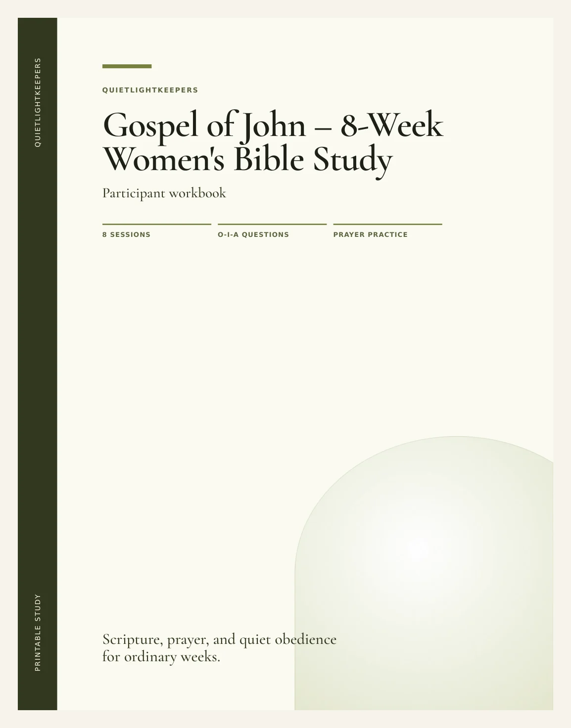 Gospel of John — 8-Week Women's Bible Study — Study Gospel Of John Actual Buyer Preview 3