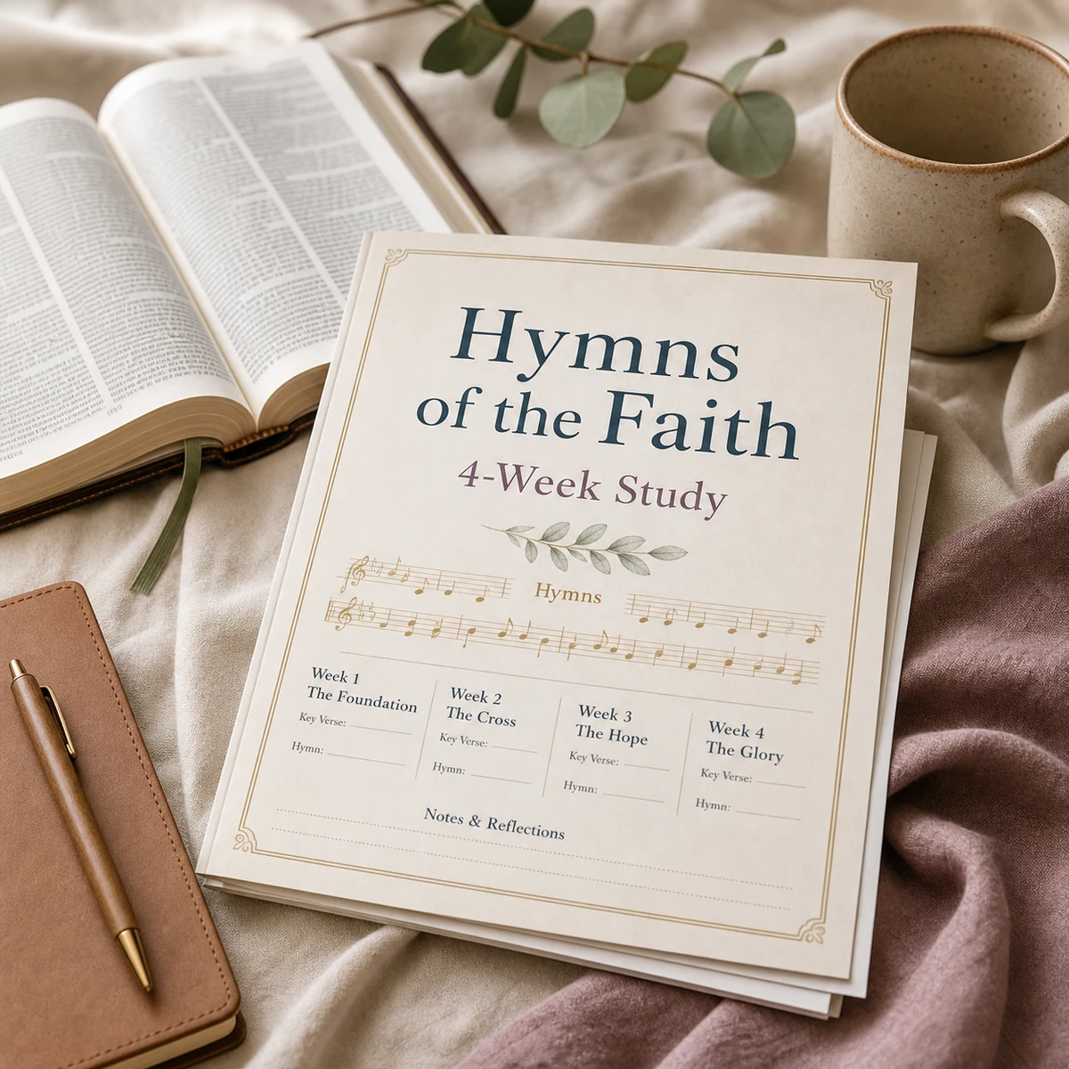 Hymns of the Faith — 4-Week Study — The stories and Scripture behind beloved hymns